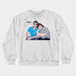 Danielle and Mohammed - help - 90 day fiance Crewneck Sweatshirt